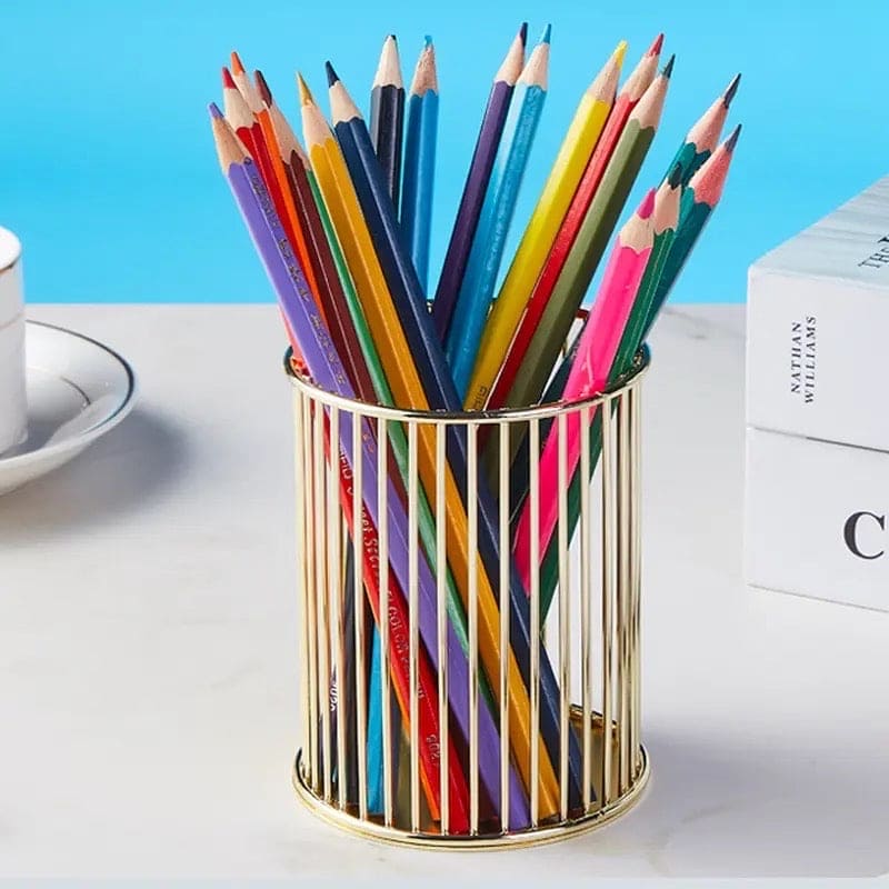 Wire Mesh Pen Holder, Metal Desktop Pen Holder, Round Stick Cylinder Pen Pencil, Makeup Brush Holder, Desktop Storage Box for Office Home, Metal Hollow Out Pen Holder for Desk, Desktop Accessories Wire Makeup Brush Holder Wire Mesh Pen Holder, Metal Desktop Pen Holder, Round Stick Cylinder Pen Pencil, Makeup Brush Holder, Desktop Storage Box for Office Home, Metal Hollow Out Pen Holder for Desk, Desktop Accessories Wire Makeup Brush Holder